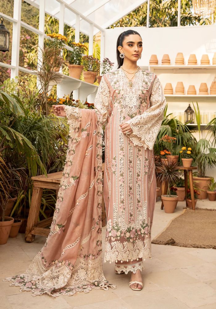 Embroidered 3 Piece Lawn Unstitched - PETAL - KS011